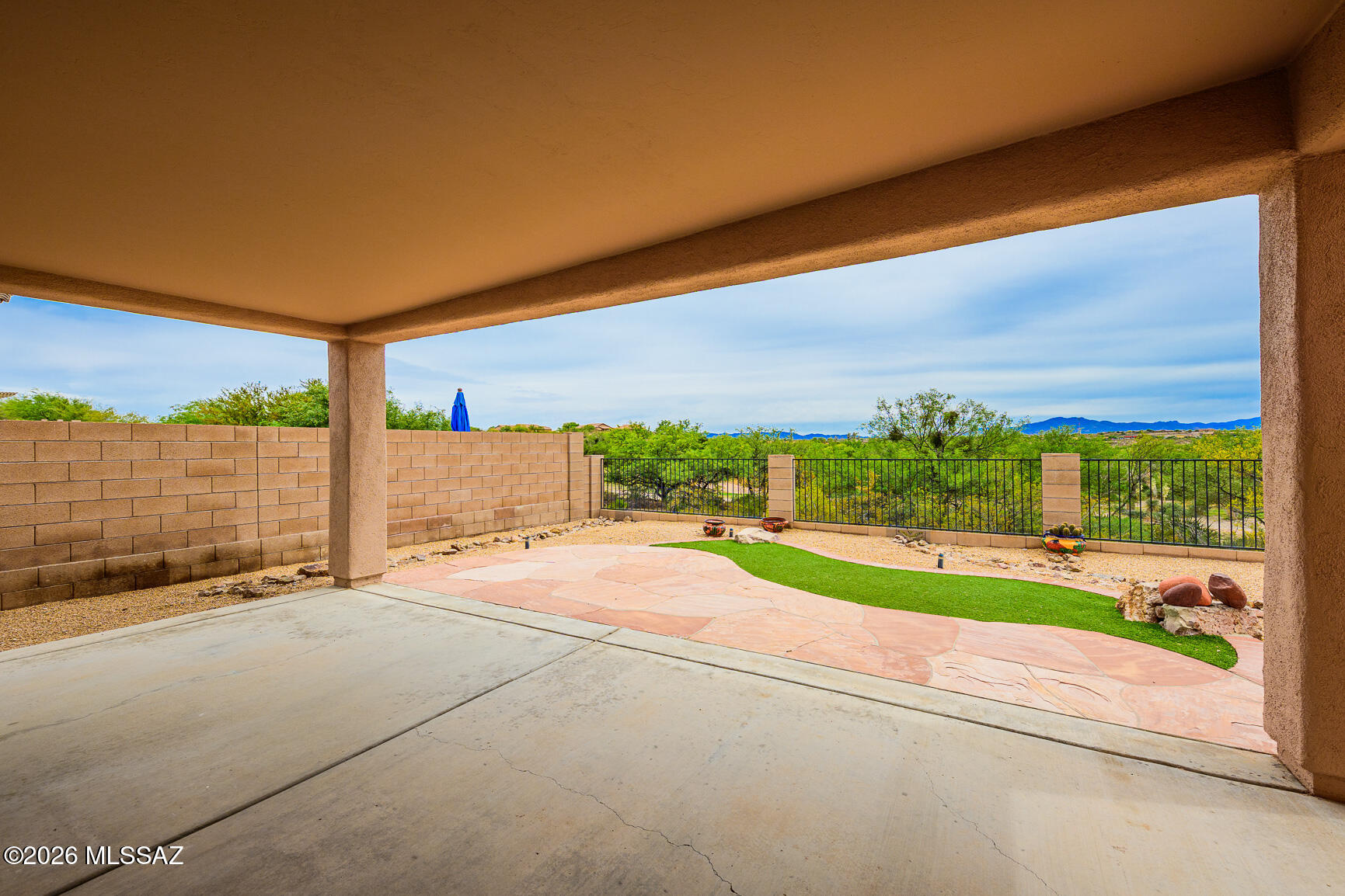 13588 East High Plains Ranch Street Vail, AZ 85641 - Photo 37 of 44 View from covered patio