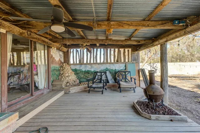 a view of a backyard of the house