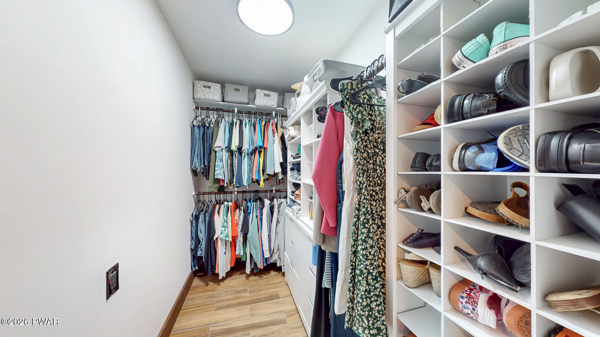 149 Sheards Road Milanville, PA 18443 - Photo 33 of 57 a view of walk in closet with clothes and shoes