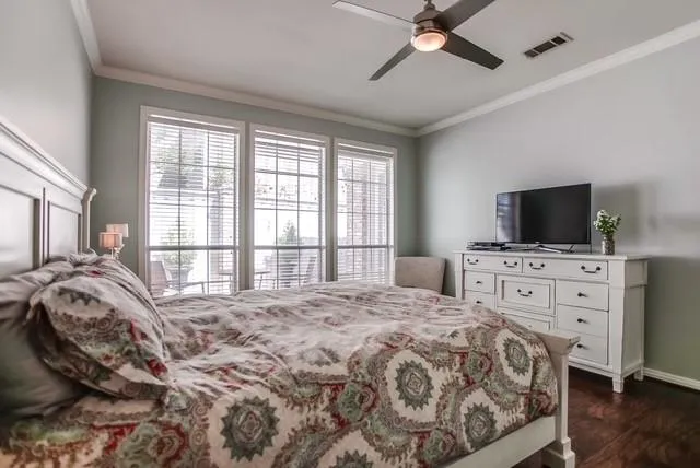 an aerial view of a house swimming pool outdoor seating and yard