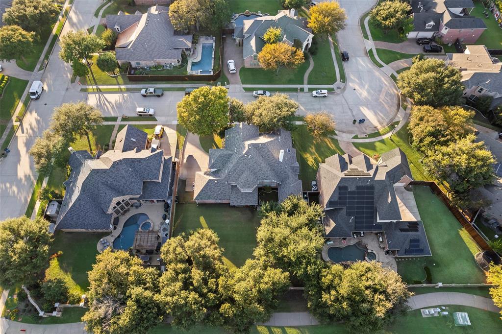 3904 Edna Valley Court Flower Mound, TX 75022 - Photo 34 of 36 an aerial view of a house