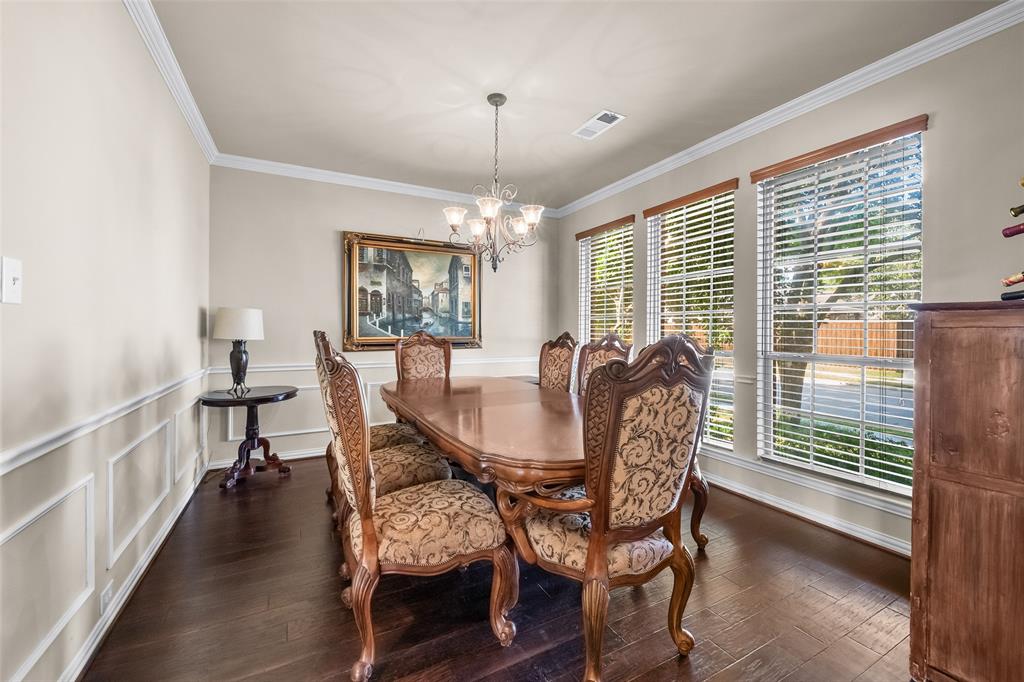3904 Edna Valley Court Flower Mound, TX 75022 - Photo 5 of 36 a view of a dining room with furniture window and wooden floor