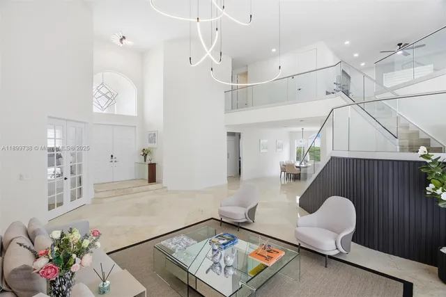 a view of workspace with wooden floor windows