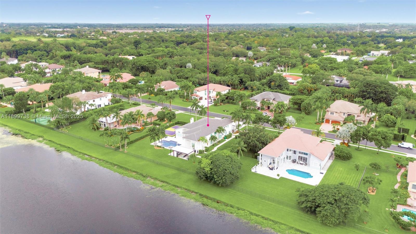 3526 Juniper Lane Davie, FL 33330 - Photo 76 of 79 an aerial view of a house with a yard basket ball court and outdoor seating