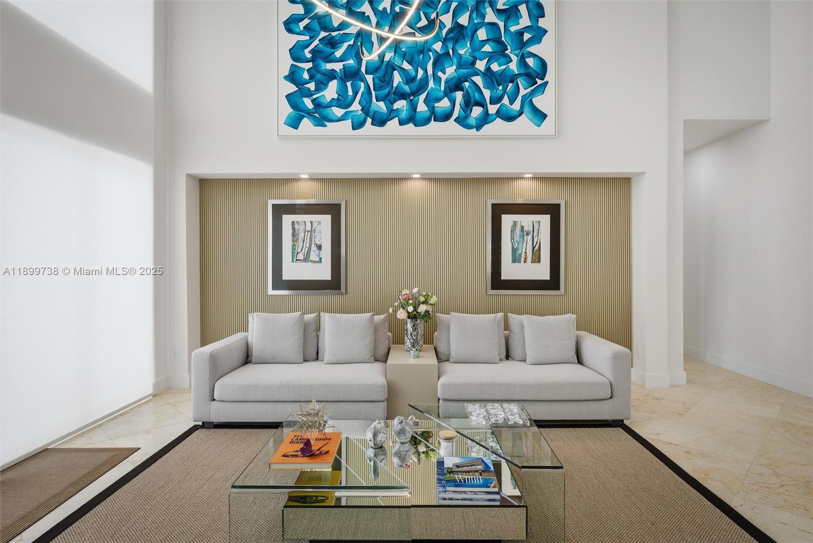 3526 Juniper Lane Davie, FL 33330 - Photo 8 of 79 a living room with furniture and a painting on the wall