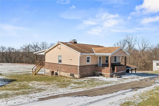 a view of an ocean and beach