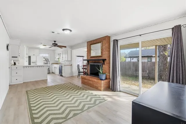 a view of a living room