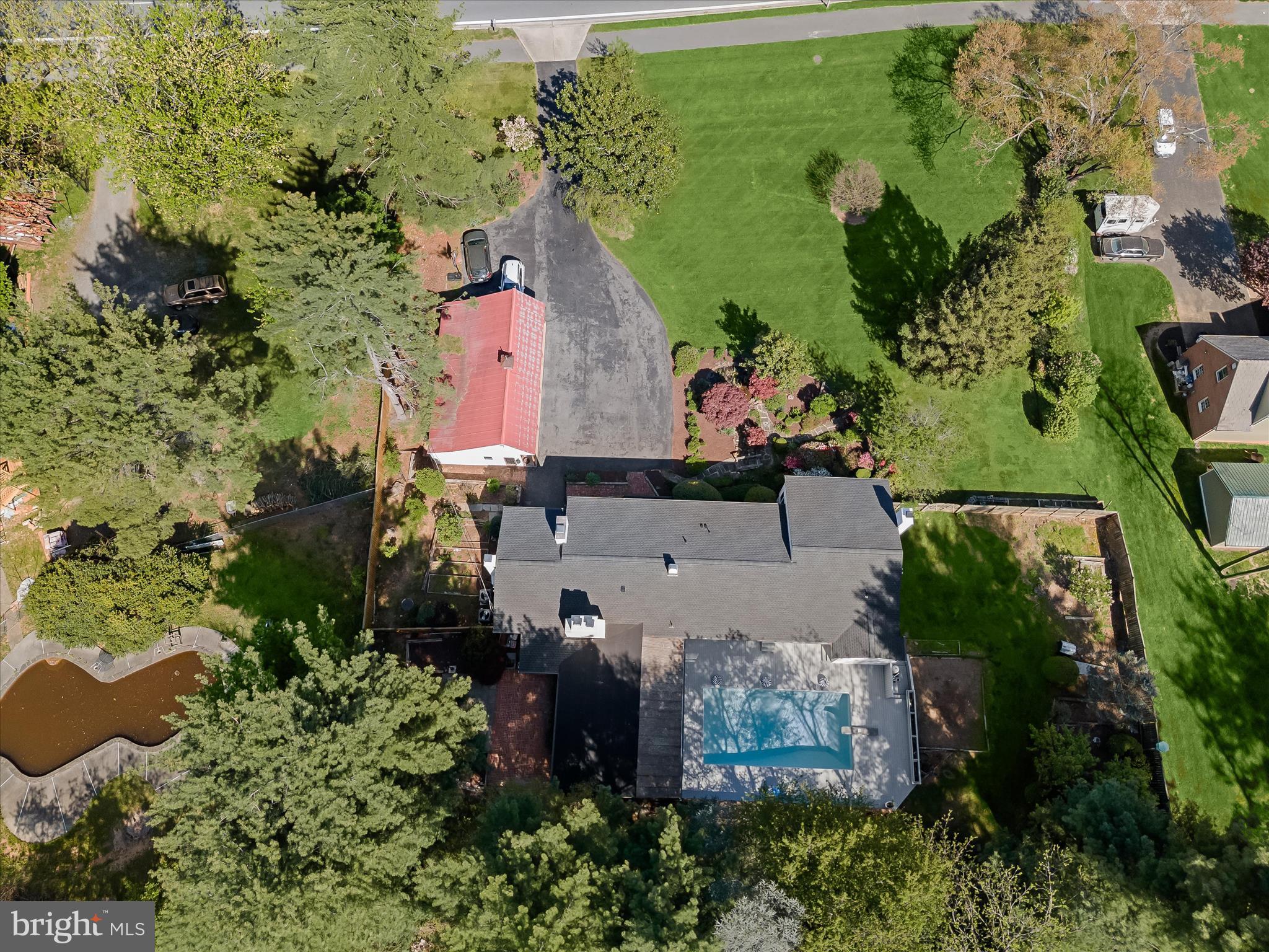 17712 Longdraft Road Gaithersburg, MD 20878 - Photo 5 of 85 Aerial View from Rear