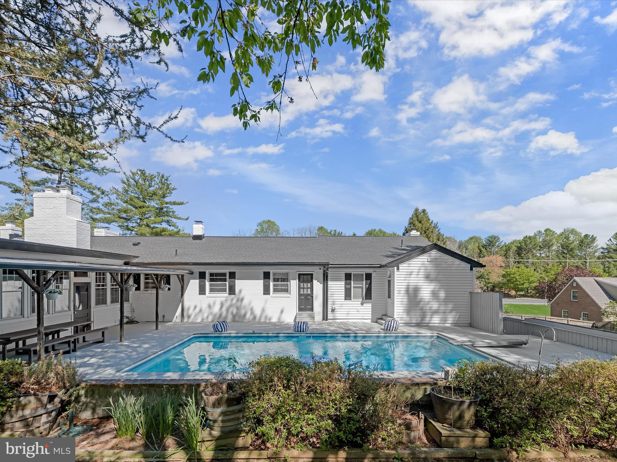 17712 Longdraft Road Gaithersburg, MD 20878 - Photo 80 of 85 an aerial view of a house with swimming pool