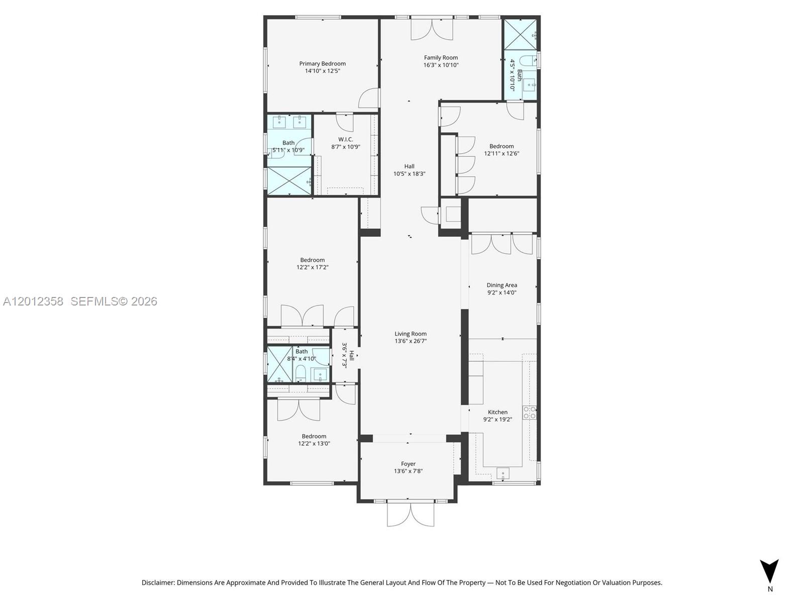 120 Northeast 49th Street Miami, FL 33137 - Photo 33 of 34 a picture of a floor plan