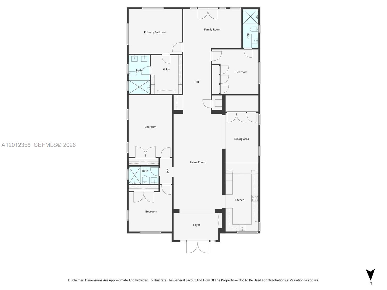 120 Northeast 49th Street Miami, FL 33137 - Photo 34 of 34 a picture of a floor plan