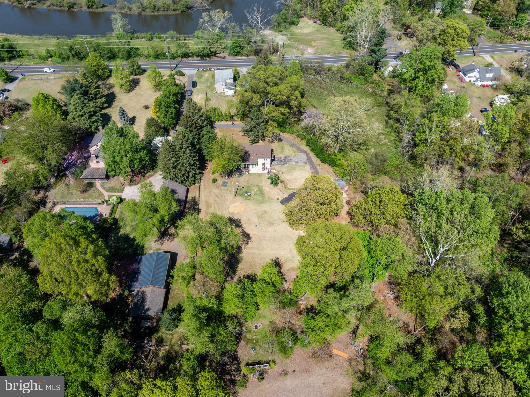 59 Berkley Road Clarksboro, NJ 08061 - Photo 44 of 49 an aerial view of residential house with outdoor space and trees all around