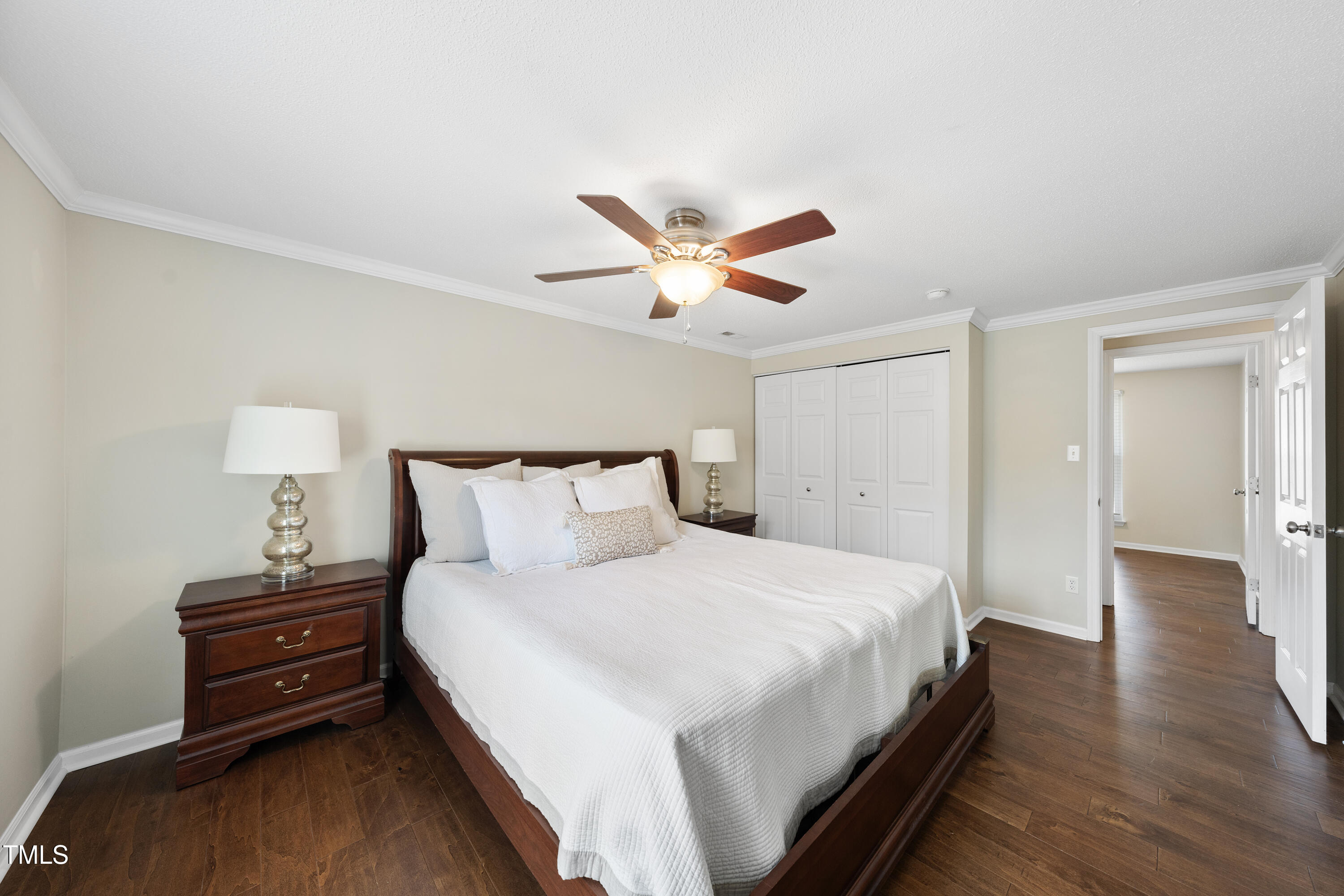 103 Willoughby Lane Cary, NC 27513 - Photo 10 of 21 Primary bedroom and hallway