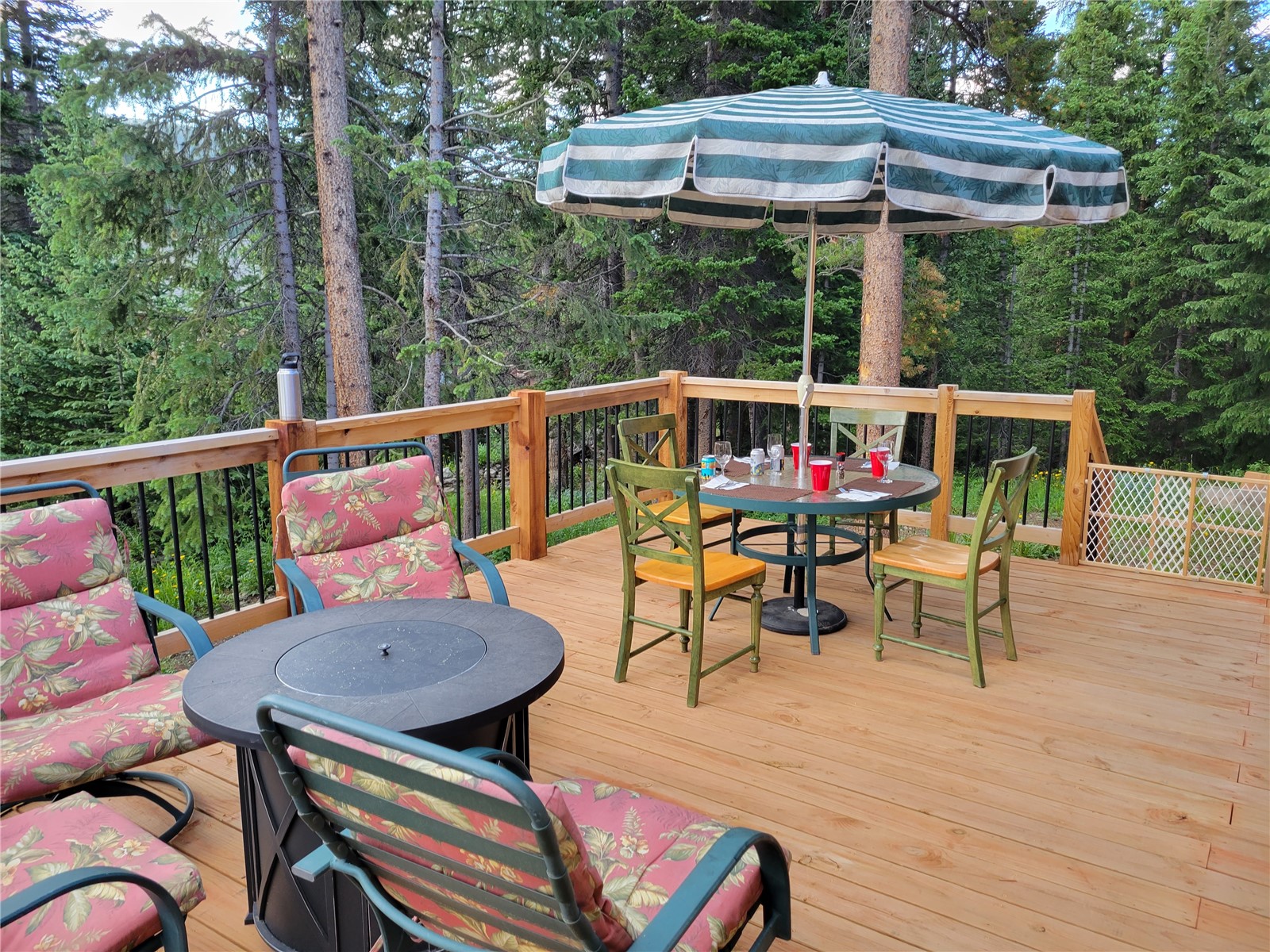 283 Range Road, Unit 4 Breckenridge, CO 80424 - Photo 24 of 32 Firepit excluded on wood deck.