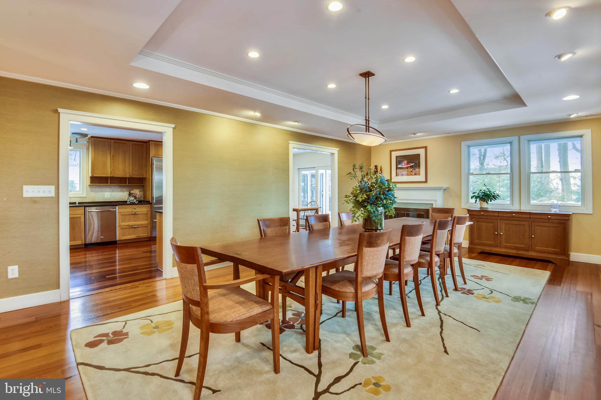 1220 Cavalier Road Arnold, MD 21012 - Photo 22 of 144 Coffered ceiling in dining room
