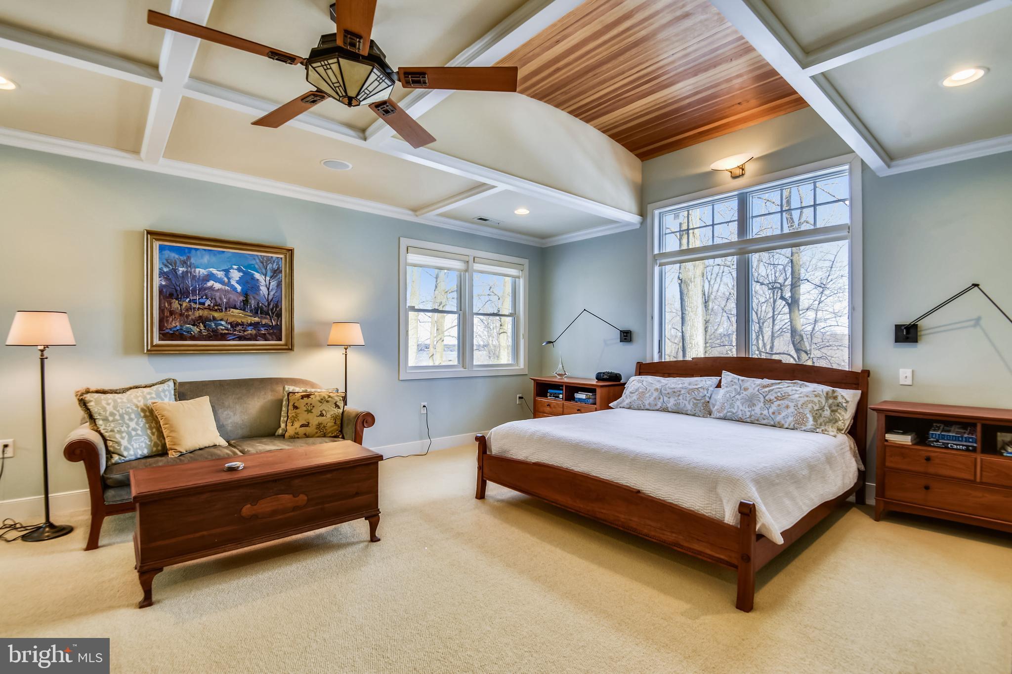 1220 Cavalier Road Arnold, MD 21012 - Photo 40 of 144 Restful primary suite with statement wood ceiling