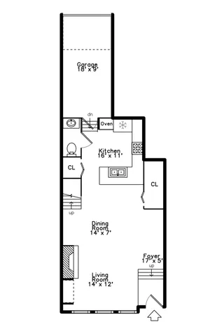 a picture of a bench in front of a wall