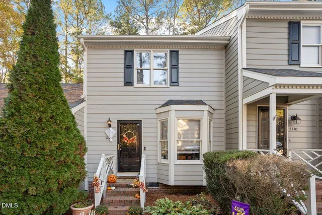 front view of house with a window