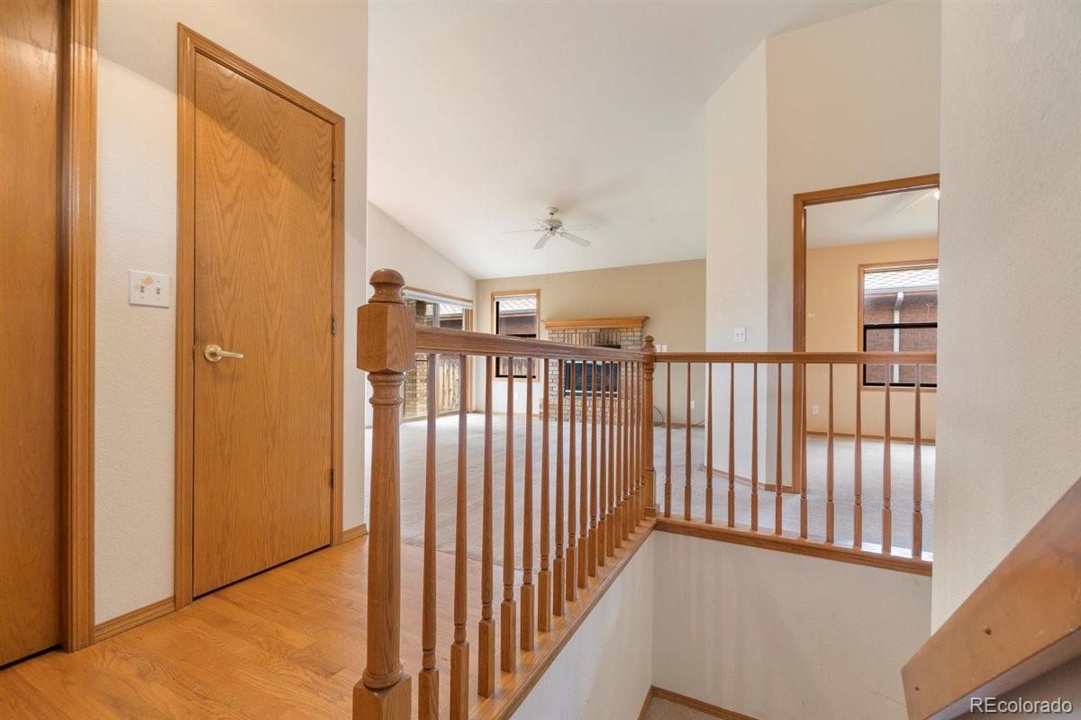 833 Wade Road Longmont, CO 80503 - Photo 7 of 40 a view of a hallway with a door