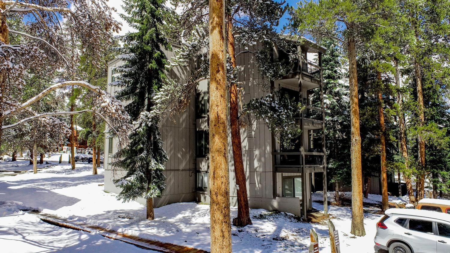 1075 Ski Hill Road, Unit 46 Breckenridge, CO 80424 - Photo 40 of 41 a view of outdoor space with garden