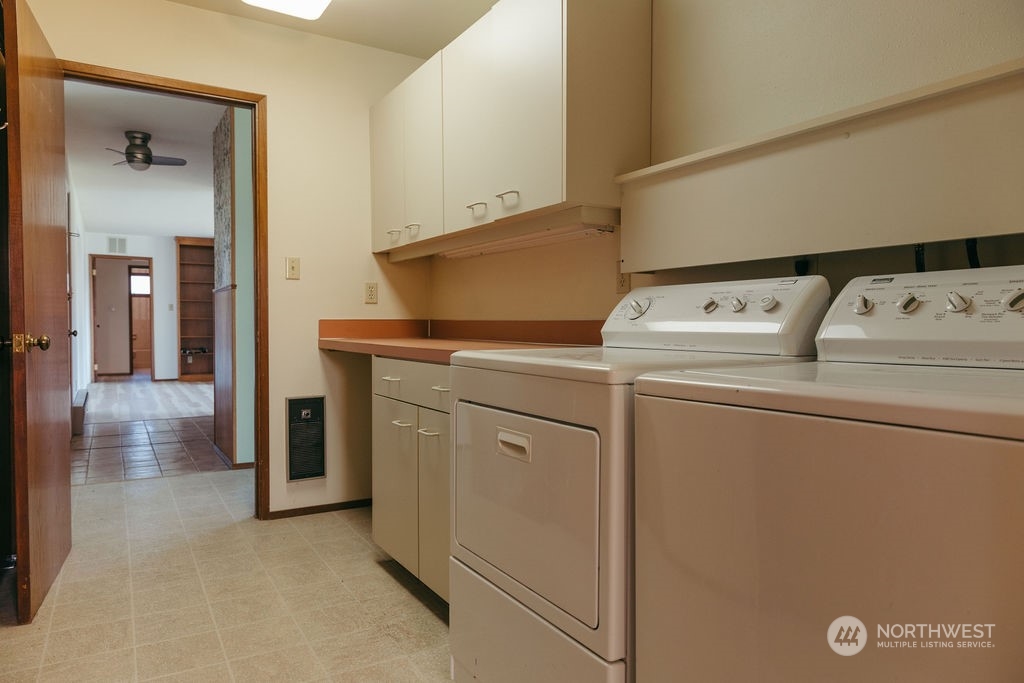 310 G Street Forks, WA 98331 - Photo 23 of 40 a utility room with dryer and washer