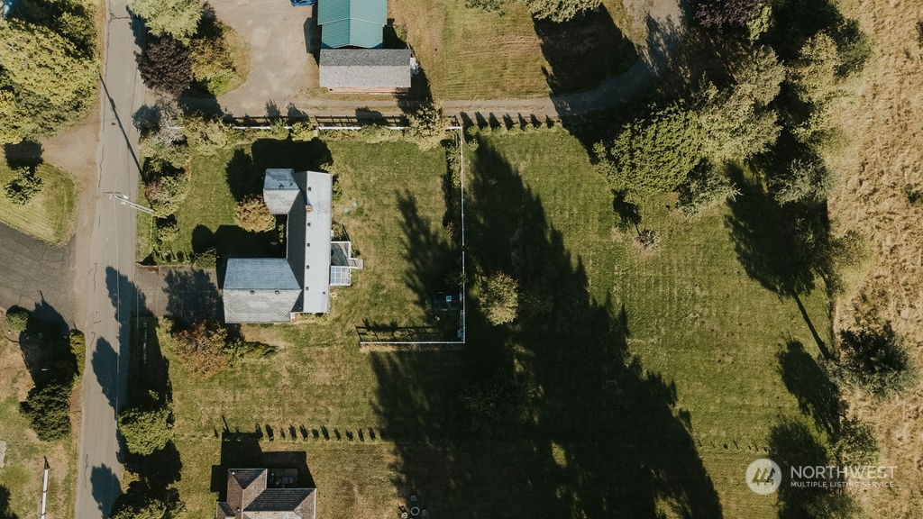 310 G Street Forks, WA 98331 - Photo 38 of 40 an aerial view of residential houses with outdoor space