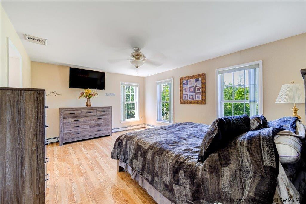 1237 Hoagerburgh Road Wallkill, NY 12589 - Photo 25 of 35 a bedroom with a bed and flat screen tv
