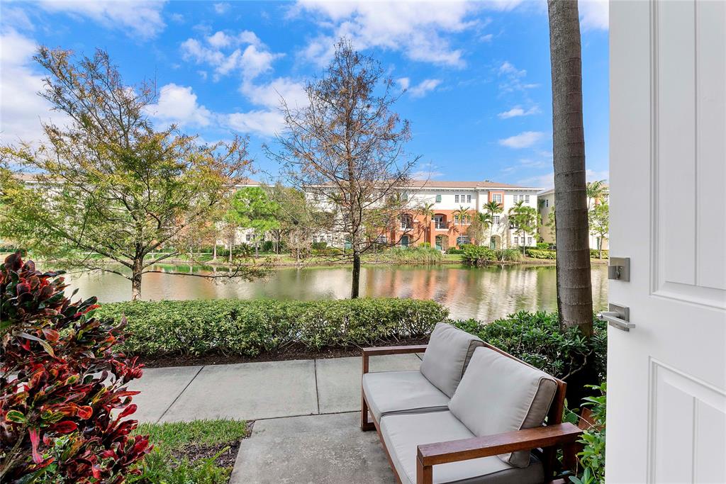 163 Southwest 7th Street Pompano Beach, FL 33060 - Photo 31 of 54 a view of backyard with swimming pool and outdoor seating