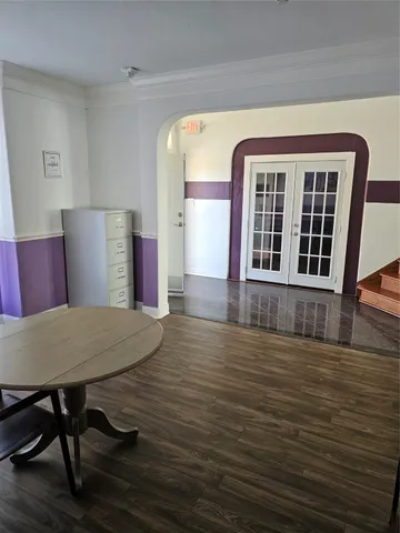 a view of livingroom with furniture wooden floor and window