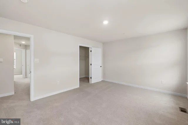 a view of an empty room