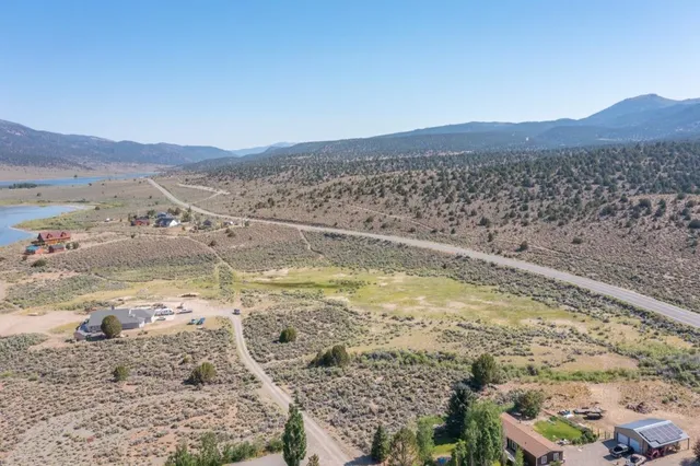 a view of an ocean and beach