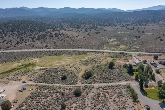 a view of a lake with a mountain