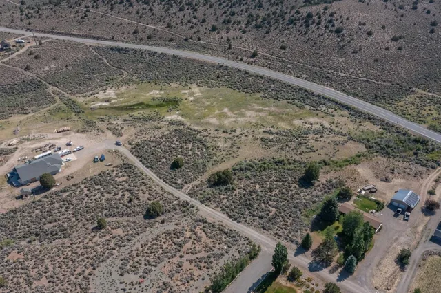a view of a wooden floor in a yard