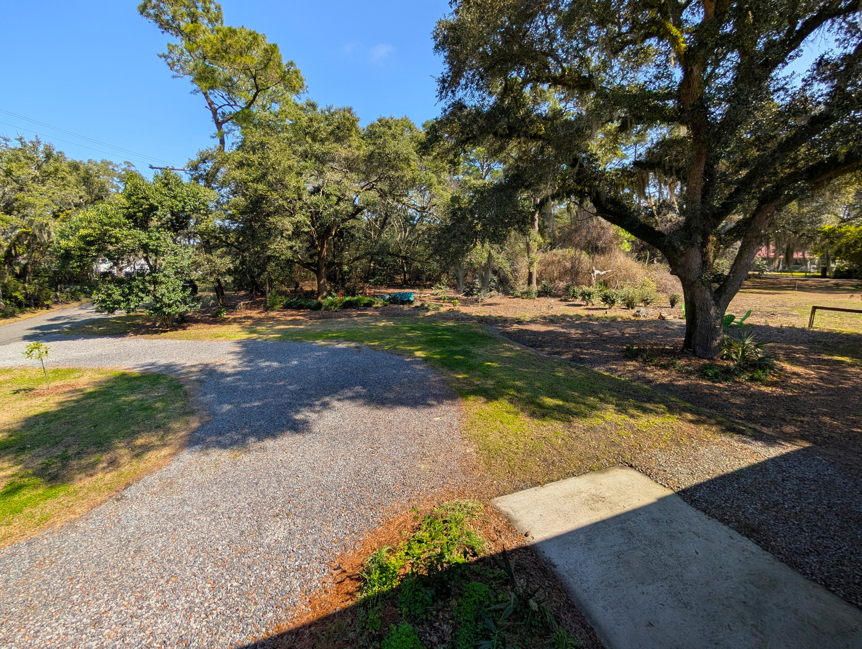 123 Cassena Street McClellanville, SC 29458 - Photo 4 of 37 8-Left-Yard-from-Porch