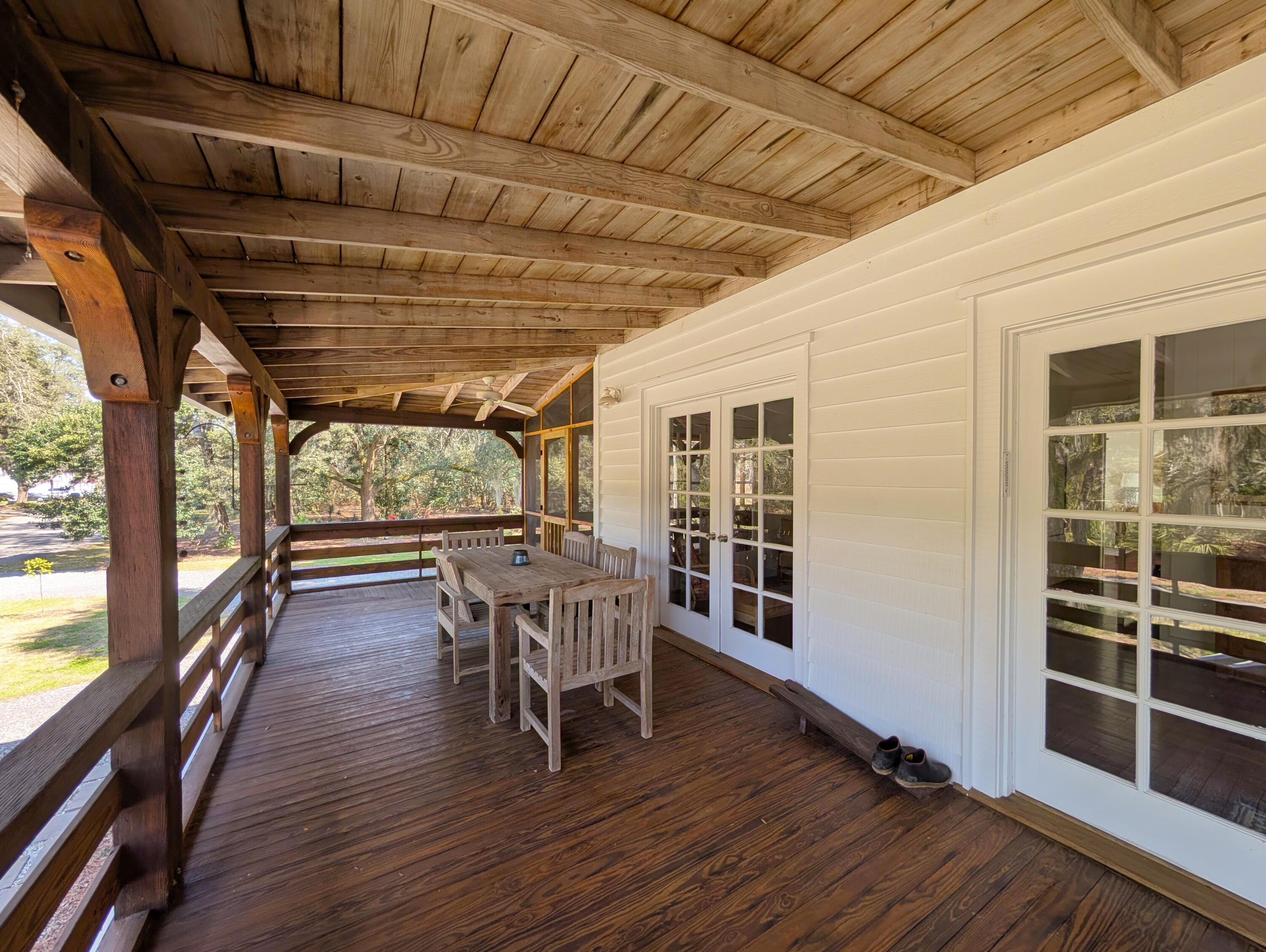123 Cassena Street McClellanville, SC 29458 - Photo 7 of 37 6-Left-Porch