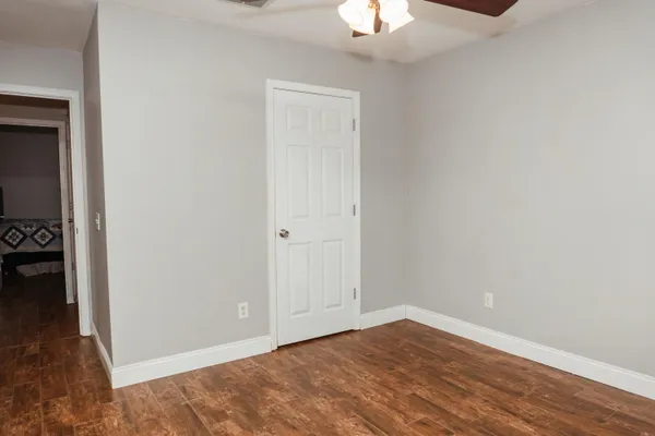 wooden floor in an empty room