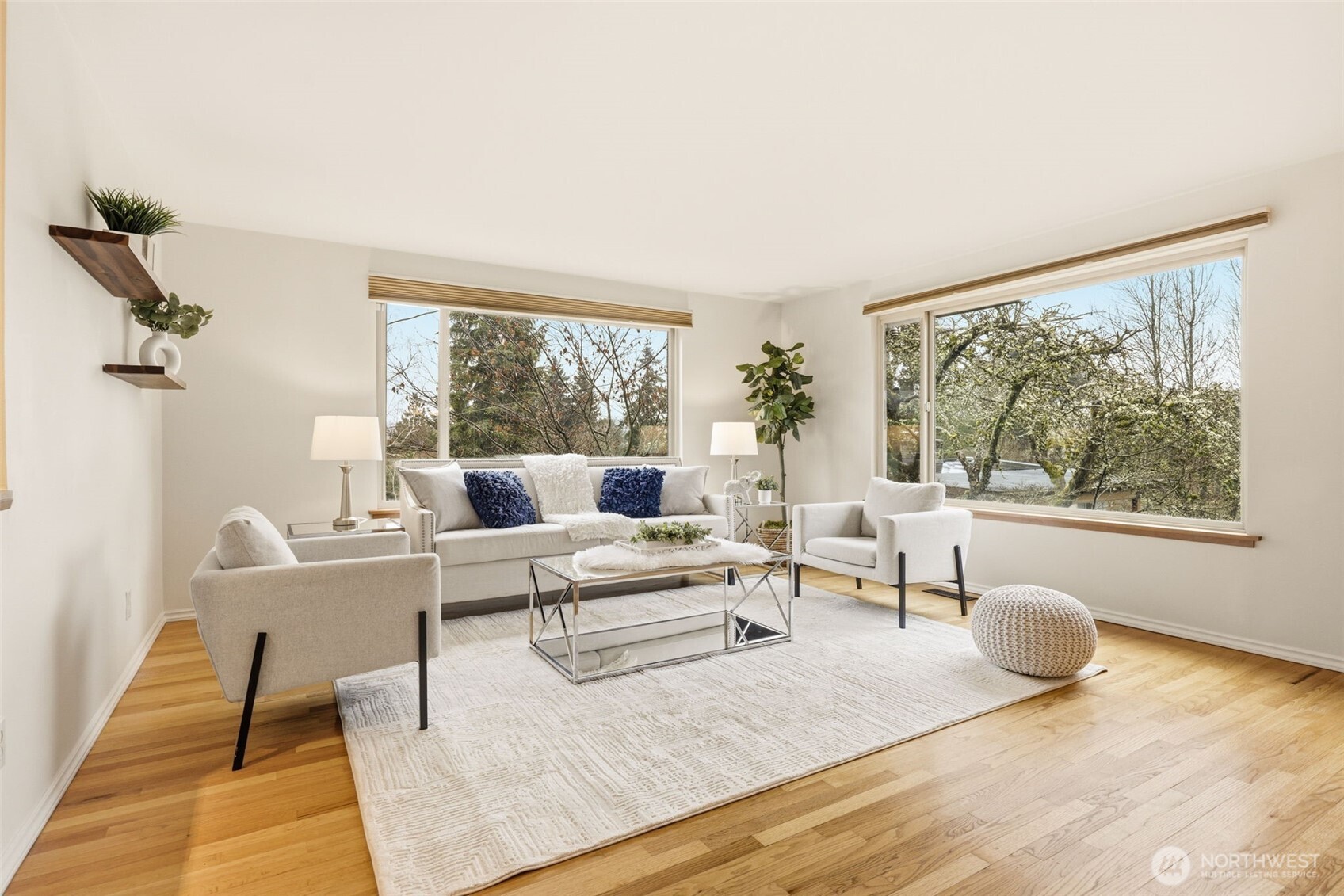 3601 Northeast 100th Street Seattle, WA 98115 - Photo 12 of 37 a living room with furniture and a large window