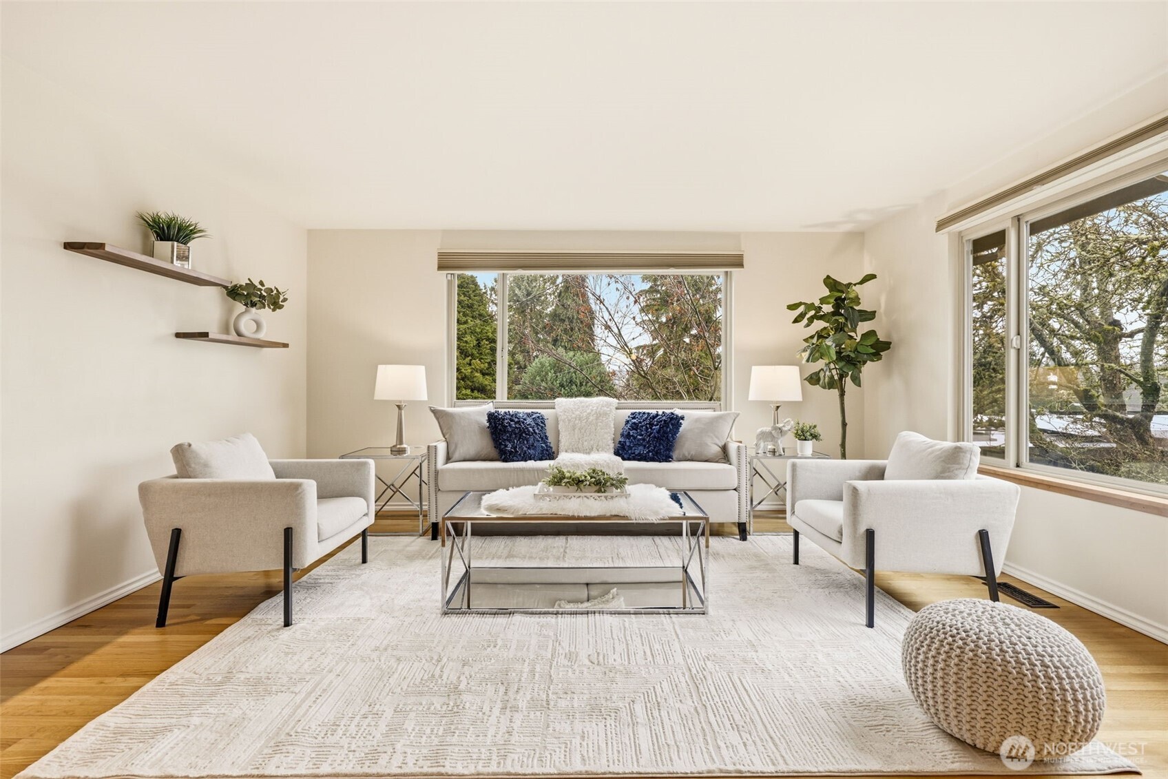 3601 Northeast 100th Street Seattle, WA 98115 - Photo 13 of 37 a living room with furniture and a large window