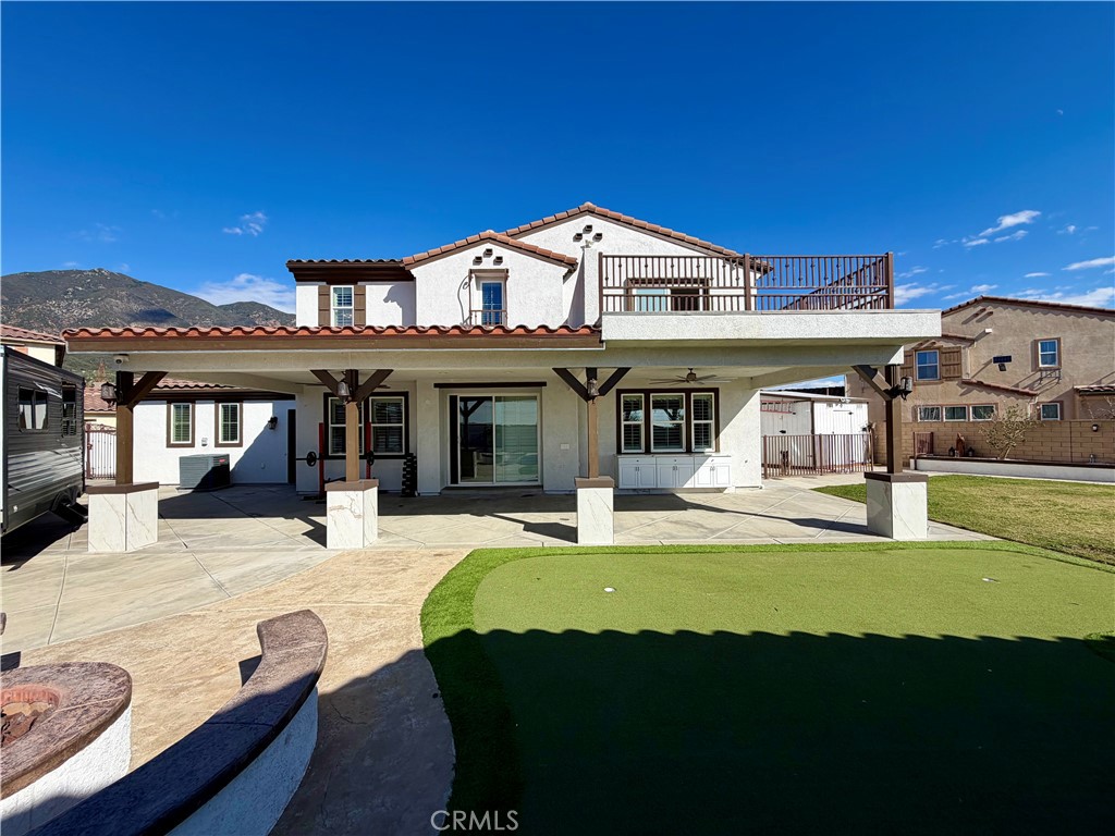 13538 Applegate Court Rancho Cucamonga, CA 91739 - Photo 26 of 30 a view of a house with swimming pool and sitting area