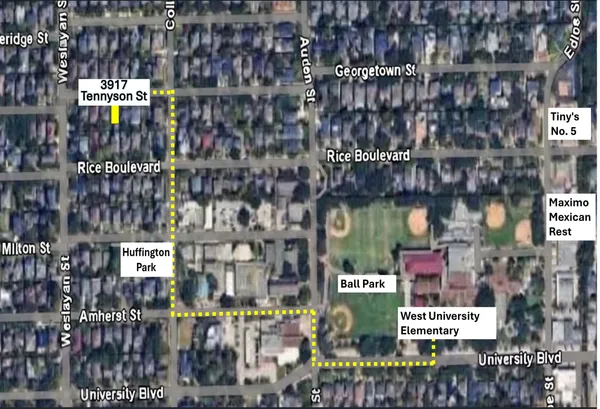 $9,500 | 3917 Tennyson Street, West University Place, TX 77005