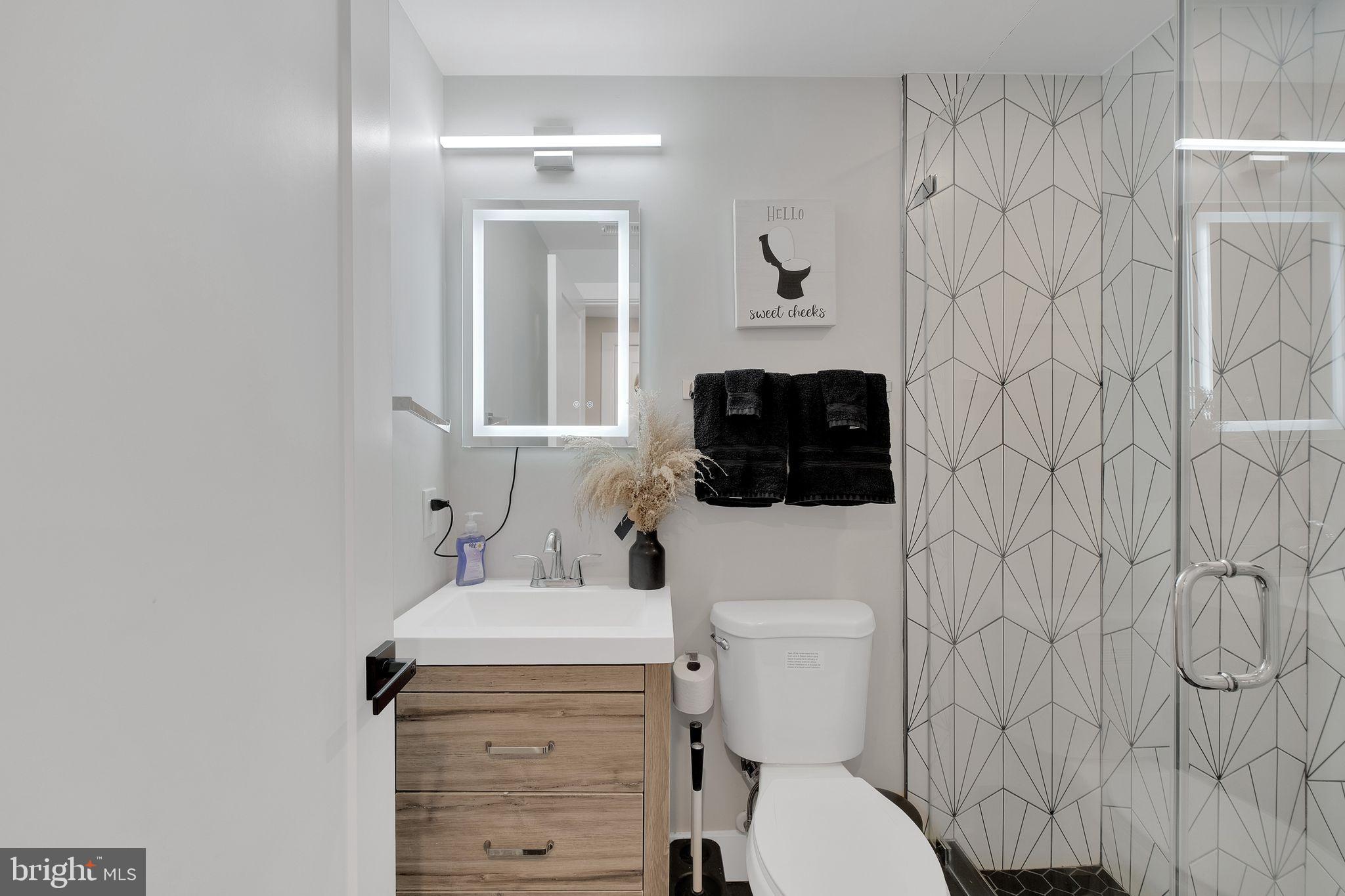 3811 Suitland Road Southeast Washington, DC 20020 - Photo 18 of 47 Main level bath with stylish accents.