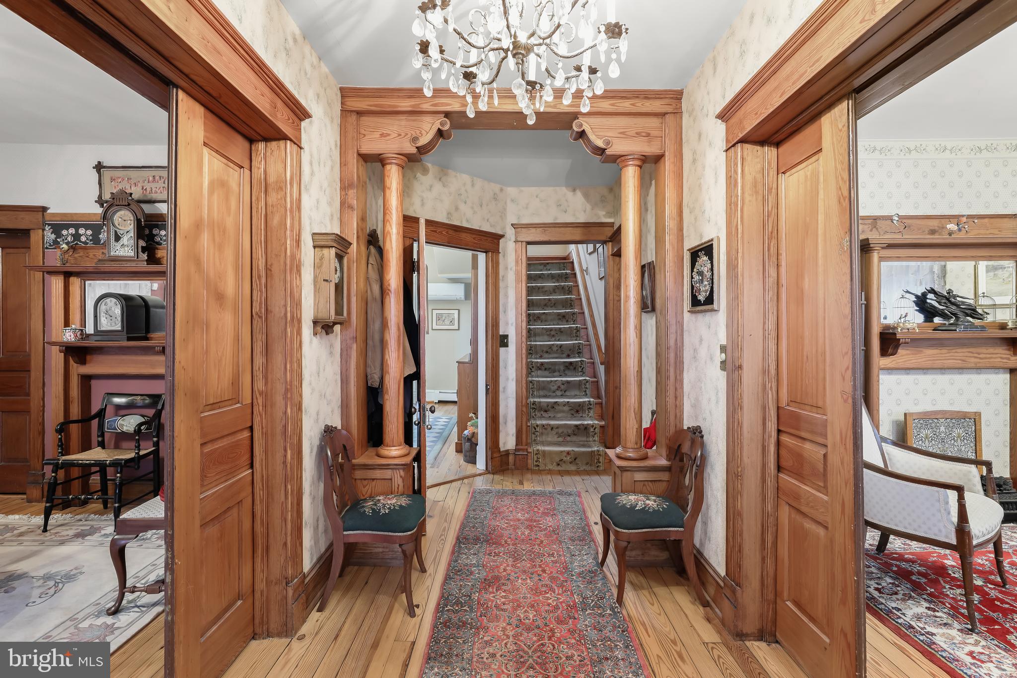 1818 Cape Horn Road Hampstead, MD 21074 - Photo 24 of 109 Original wood columns & double pocket doors