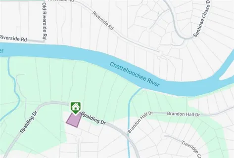 a view of a garden with a tree