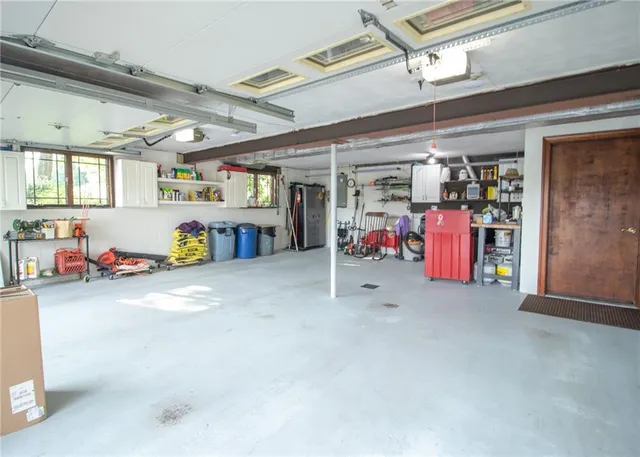 a view of a room with furniture