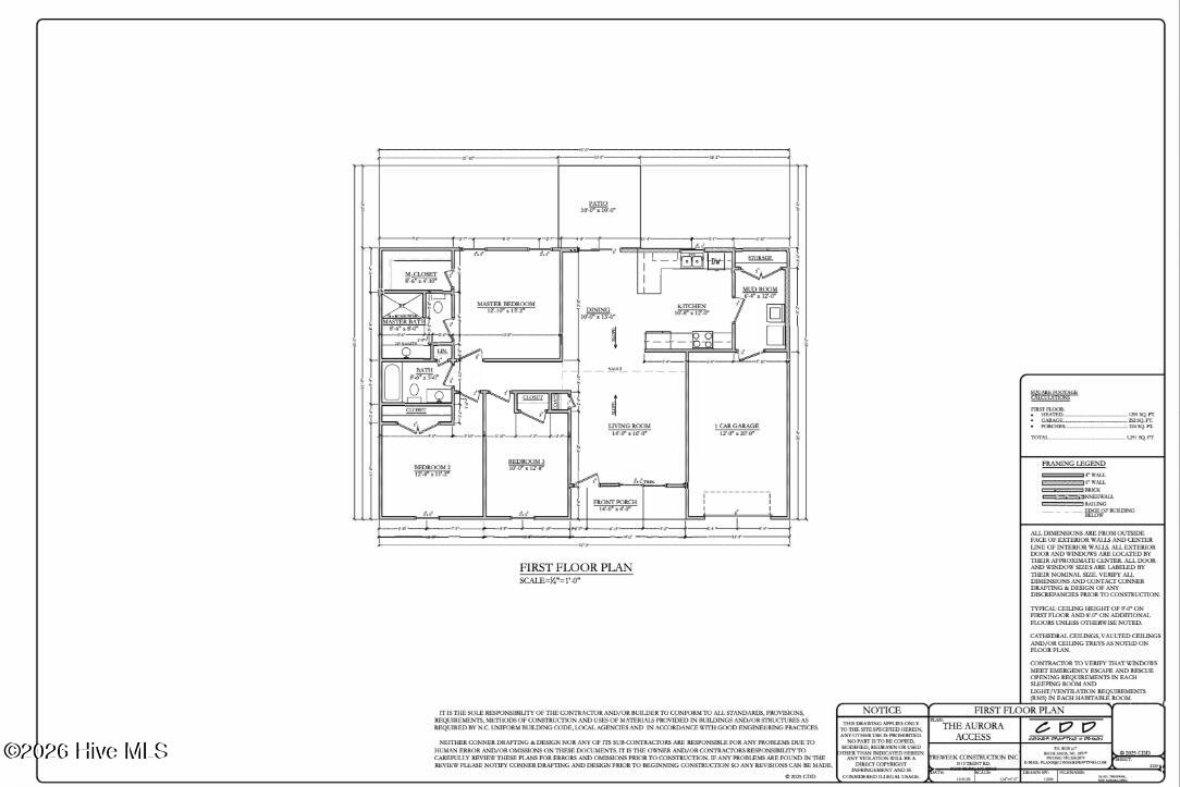 104 Maple Court Havelock, NC 28532 - Photo 8 of 8 Floor Plan