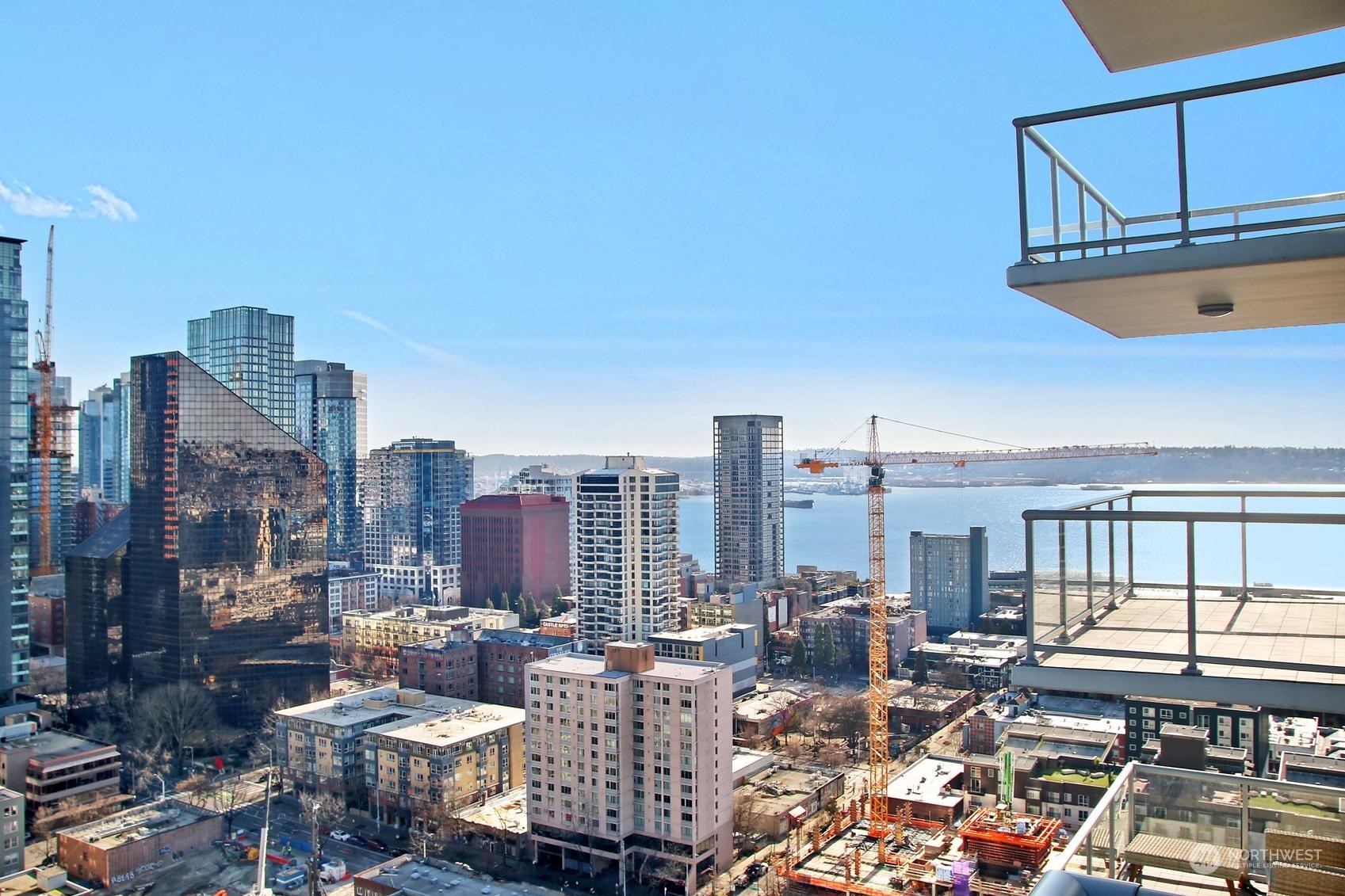 583 Battery Street, Unit 2708N Seattle, WA 98121 - Photo 2 of 30 a view of city from balcony