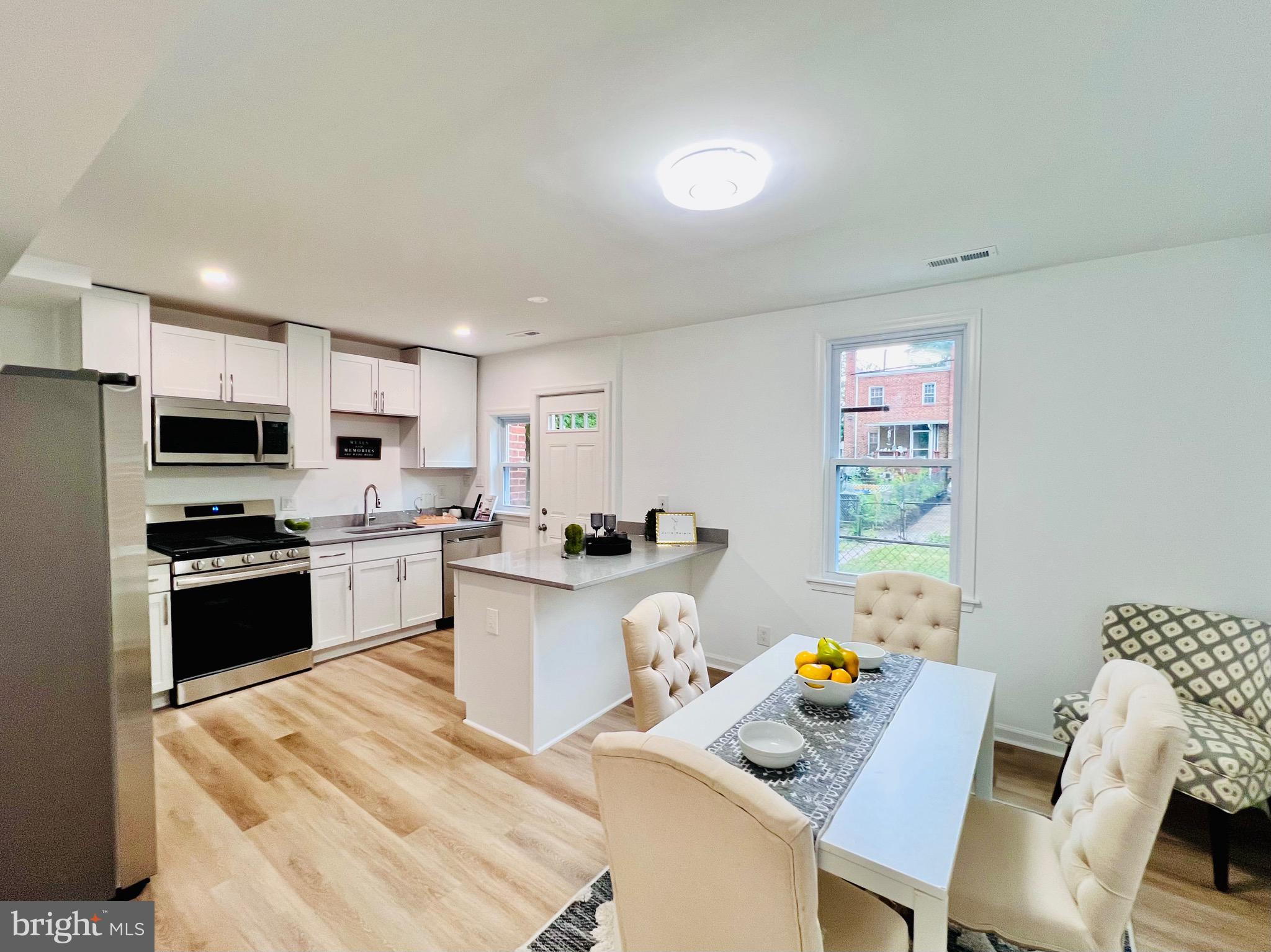 438 Orange Street Southeast Washington, DC 20032 - Photo 6 of 31 Combination kitchen - dining room