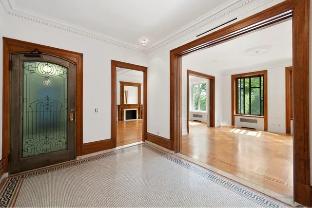 a view of front door