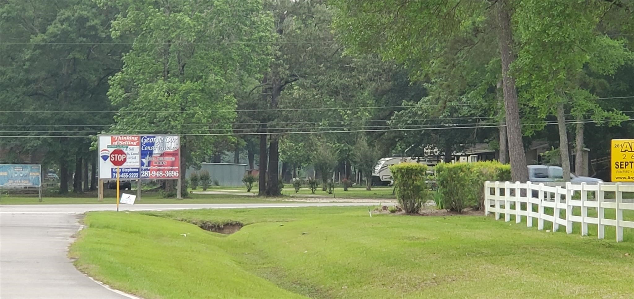 29662 Huffman Cleveland Road Huffman, TX 77336 - Photo 5 of 9 a garden view with a seating space