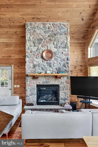 a view of a swimming pool with a yard